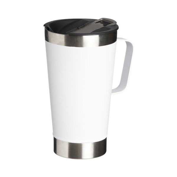 Caneca Térmica Inox com Abridor 500ml Personalizada