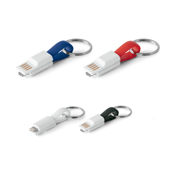 Cabo USB com Conector 2 em 1 Promocional