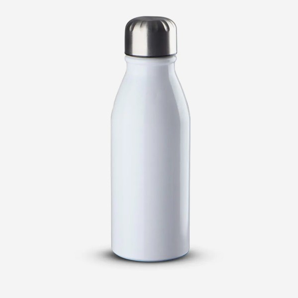 Garrafa de Alumínio 500ml Com Tampa de Inox Personalizada